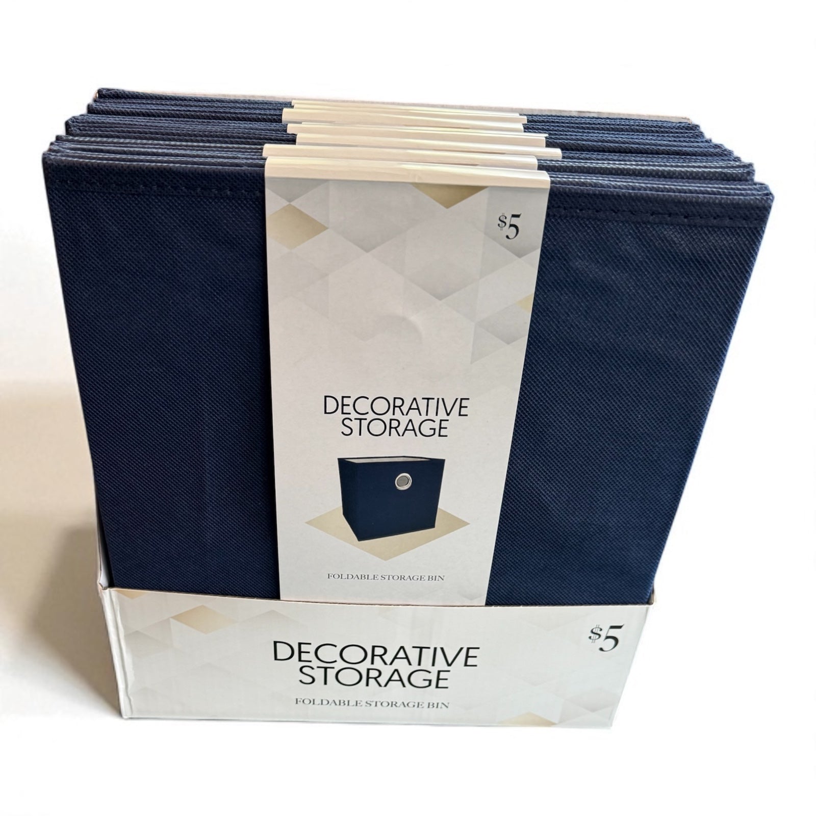 Decorative Foldable Storage Bins Pack of 8 - NIB