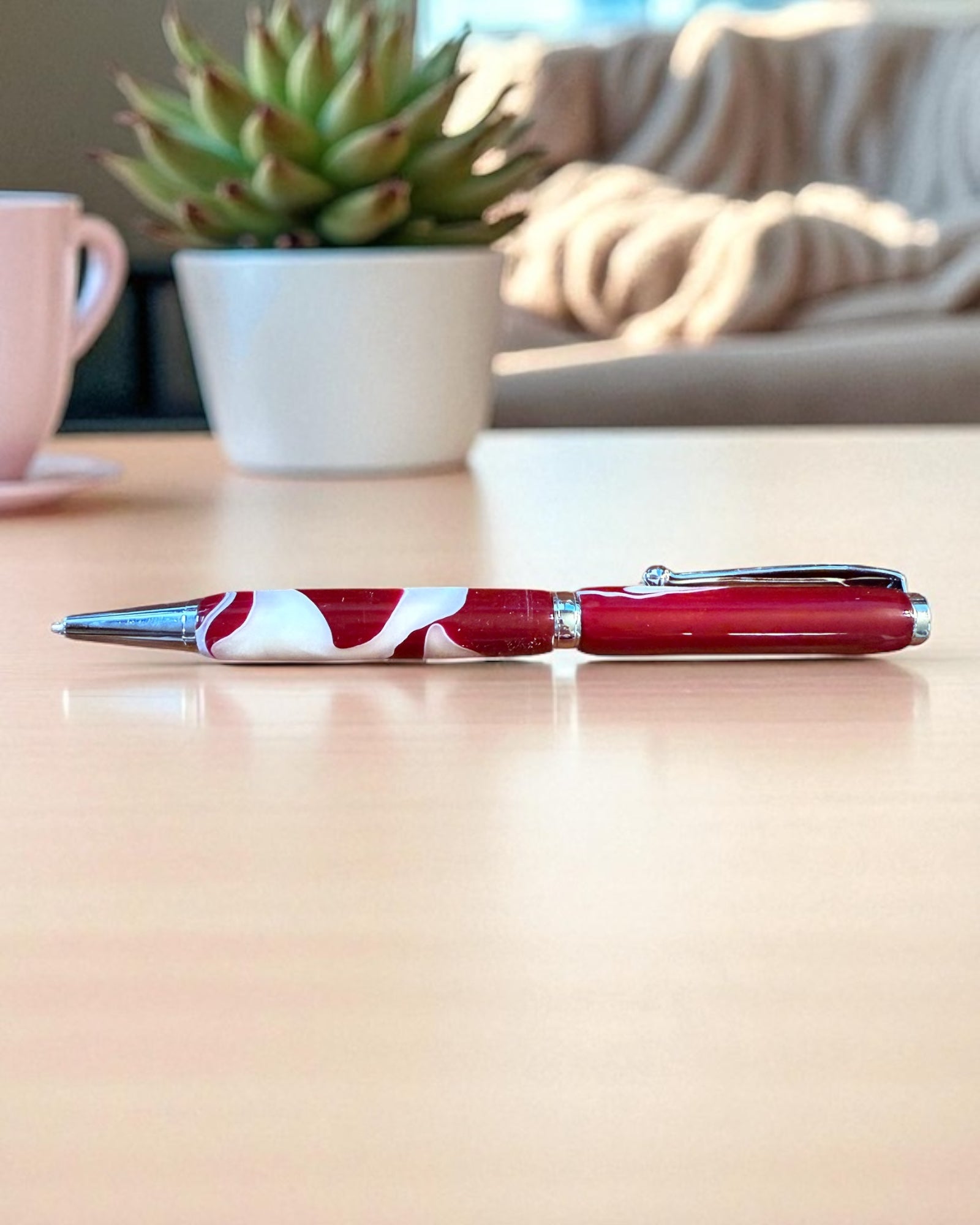 Beautiful handcrafted ball point pen in gift box