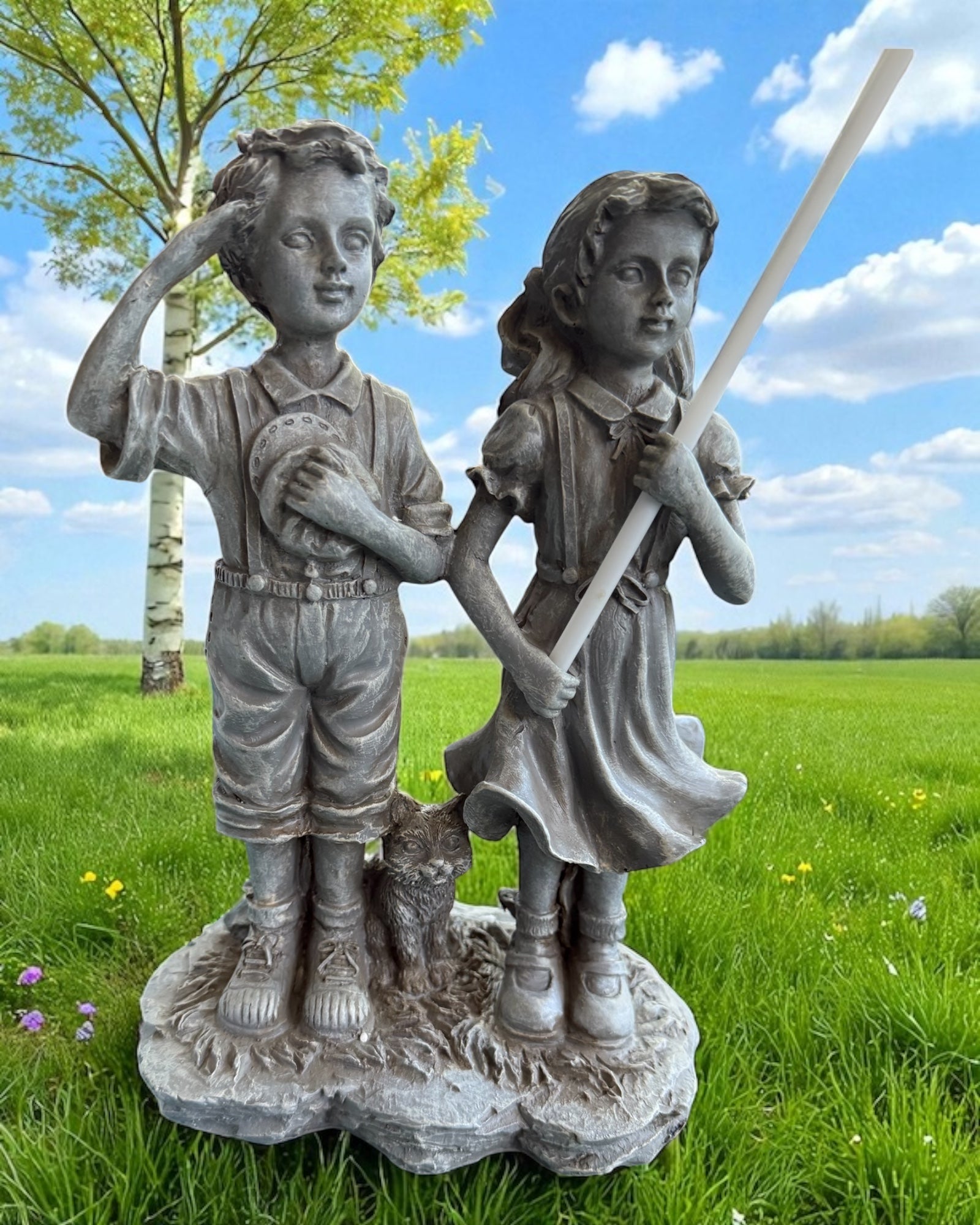 American Flag Statue - NIB